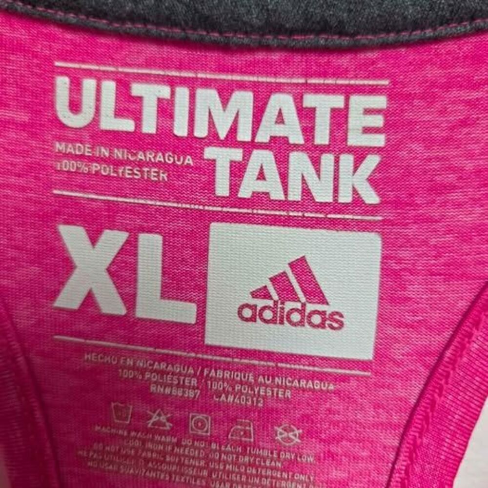 Adidas Women's XL Fushia Ultimate Tank - Picture 3 of 5